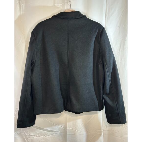 NEW Red Marine Prime Black Cropped Jacket Gold Button Front Size 4XL Military - Picture 4 of 7